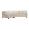 Spencer Track-Arm Two-Piece Sectional with Square Cuddle Chaise 