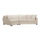 Spencer Track-Arm Two-Piece Sectional with Square Cuddle Chaise