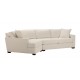 Spencer Track-Arm Two-Piece Sectional with Square Cuddle Chaise