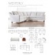 Westerly Three-Piece Chaise Sectional