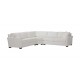 Spencer Roll-Arm Three-Piece Sectional with Wedge