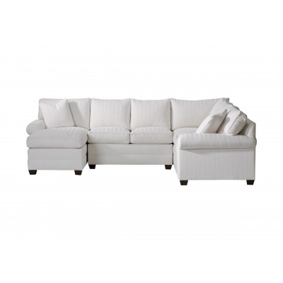Bennett Roll-Arm Sectional with Chaise 