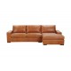 Conway Two-Piece Leather Sectional with Chaise 727789G