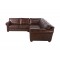 Richmond Leather Sectional, Old English Chocolate 727235G