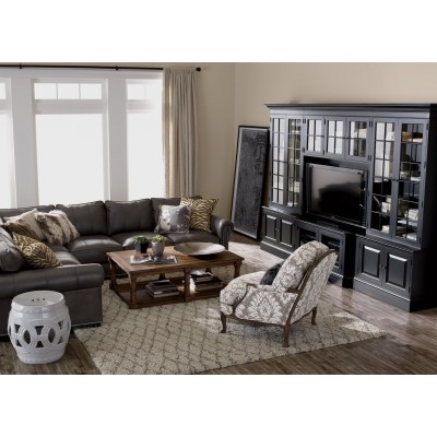 Richmond Leather Sectional, Old English Chocolate 727235G